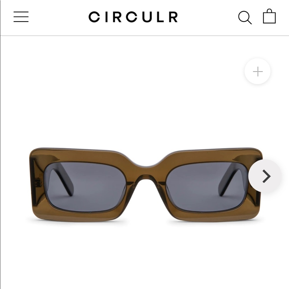 Circulr Gustavo Sunglasses - NWT - never worn - trendy rectangle frame!